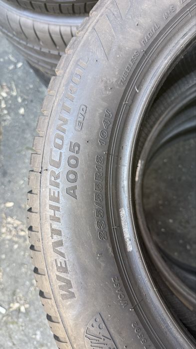 235/55/18 Bridgestone WeatherControl A005 | 90% остаток | всесезонные