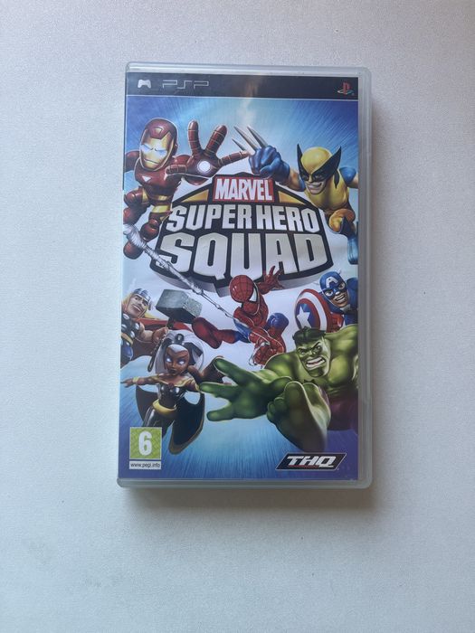 Jogo PSP Marvel Super Hero Squad THQ Completo