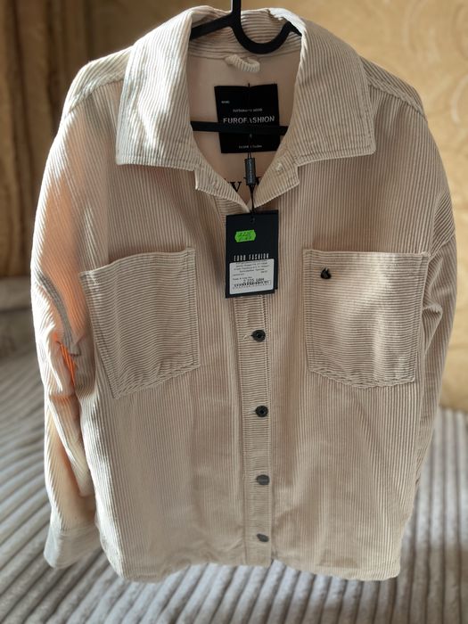 Вельветова рубашка Eurofashion розмір М-L