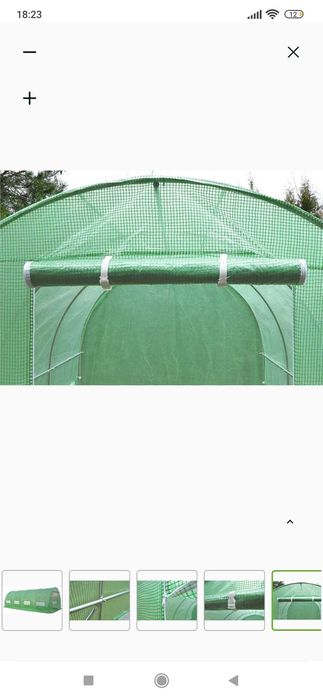 Tunel Foliowy 3x6x2 - 18m2 Zielony