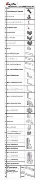 Stół spawalniczy blat 1000x2000x200 10 LASER DOTACJA