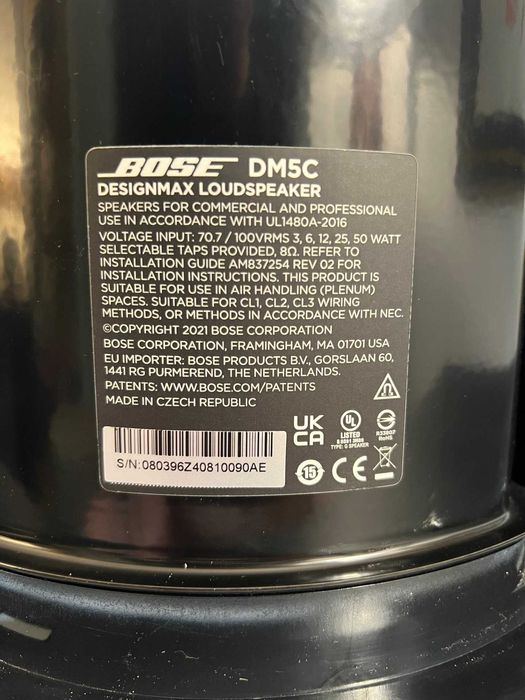 BOSE sistema de som ambiente profissional   + amplificador
