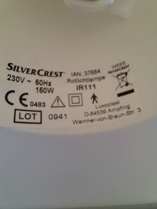 Lampa na podczerwień