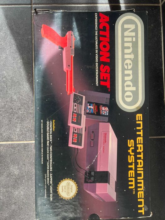 Konsola Nintendo NES Pistolet 2 Pady i Gra