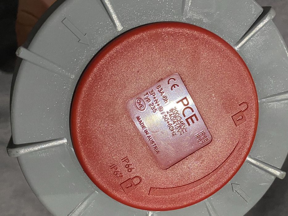 Przedłużacz siłowy 5m 63A/5P IP67 CEE 400V