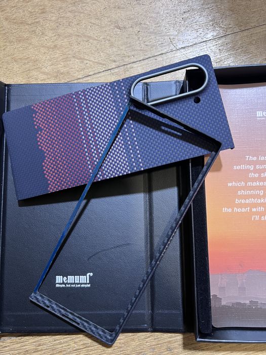 Capa carbono memumi carbon 3d weaving galaxy z fold 6 - NOVO