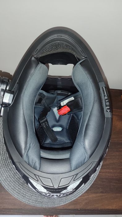 Kask motocyklowy SMK rozmiar XS z interkomem