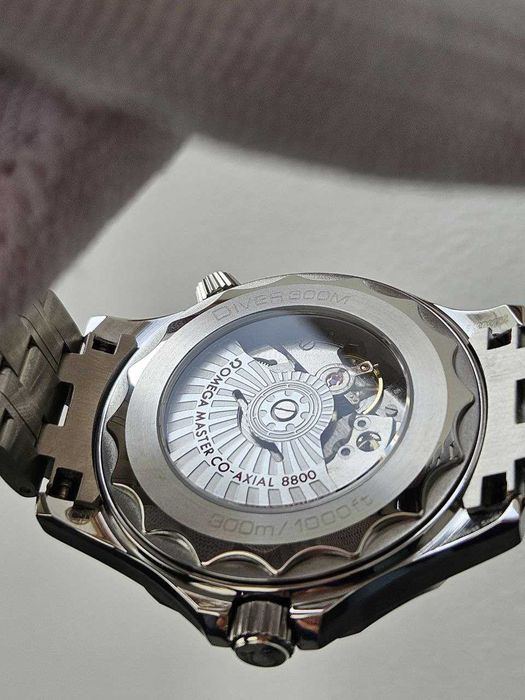 Швейцарские часы Omega Seamaster White 300m. Premium качество