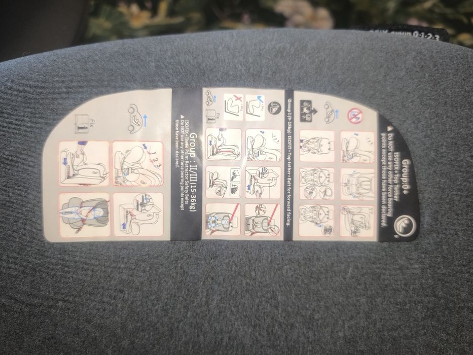 Fotelik Cam Panoramic 360° ISOFIX