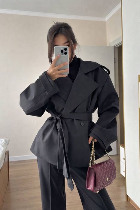 Тренч з поясом на підкладці 42-44, 46-48, усі кольори в наявності!