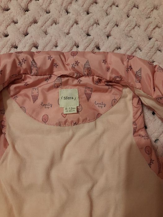 Желетка на дівчтнку 6-12м