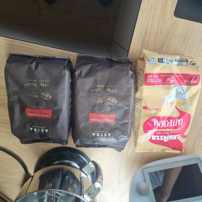 Kawa ziarnista tchibo lavazza jacobs dallmayr