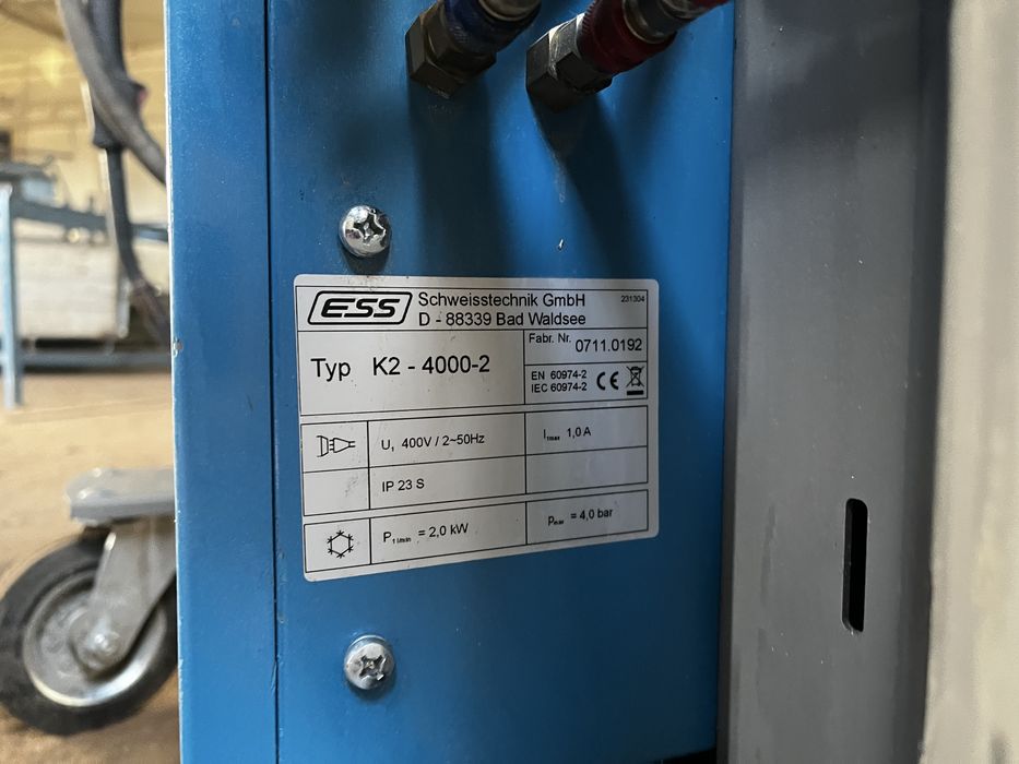 Ess 4000  Spawarka mig/ mag do aluminium  stali nierdzewnej