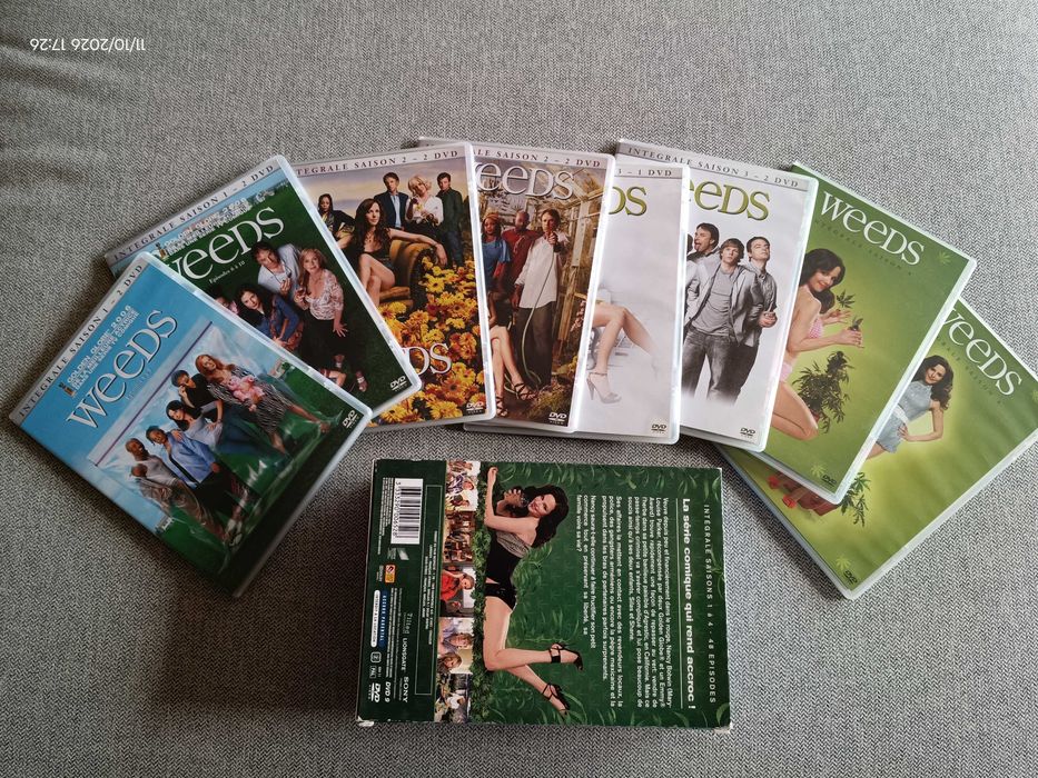 DVD série televisiva "WEEDS" temporada 1-4