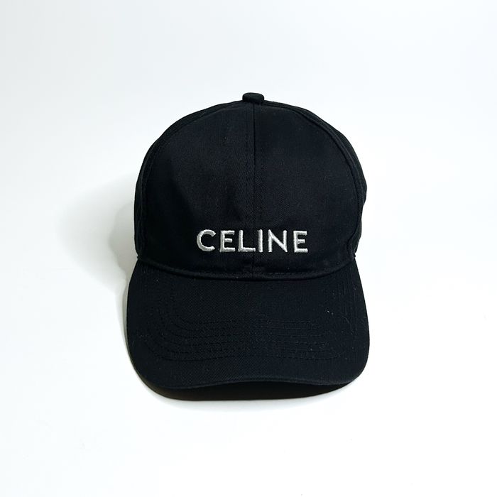 Кепка бейсболка celine black cotton