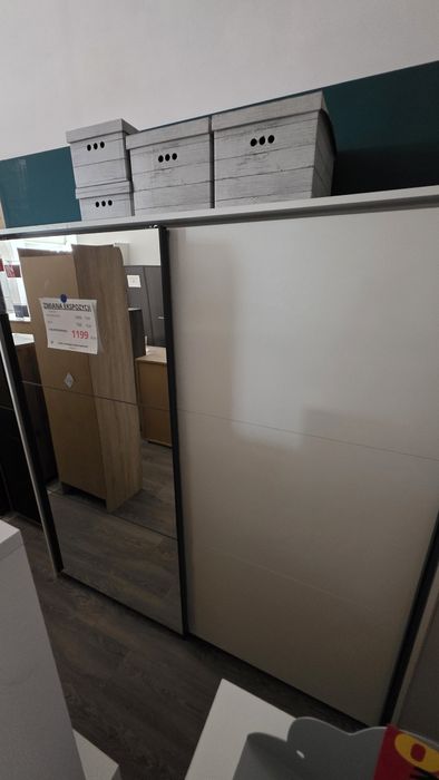Szafa przesuwna RIX 183 cm z lustrem – WYPRZEDAŻ