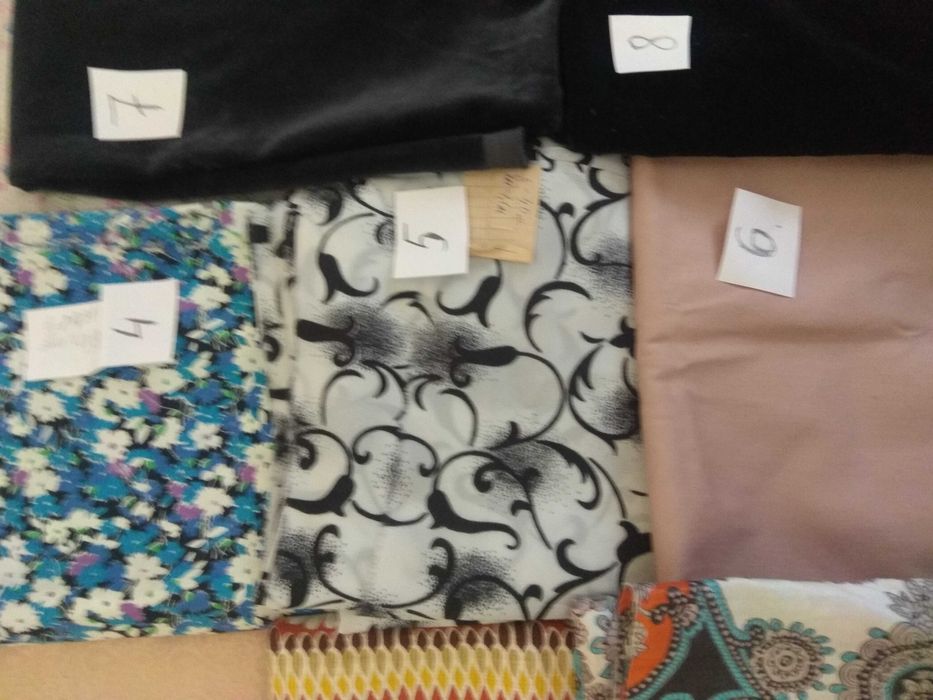 Ткани отрезы,х/б