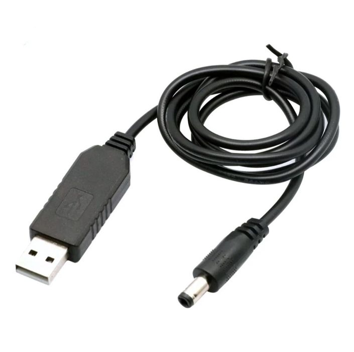 Кабель USB - DC 12V живлення для роутера 12V 1A