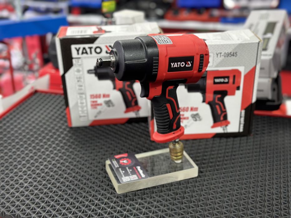 Гайковерт пневматичний (Twin Hammer) 1/2" 1560 Нм YATO YT-09545