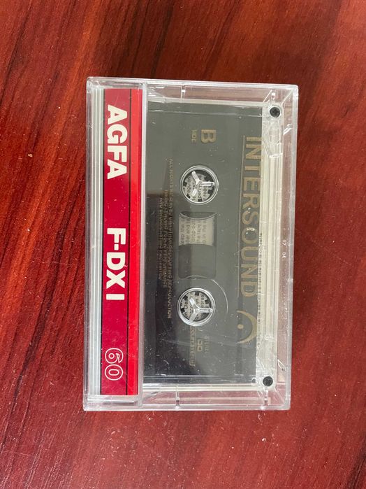 Kaseta Intersound ” – vintage audio, w opak. AGFA Ferro 60