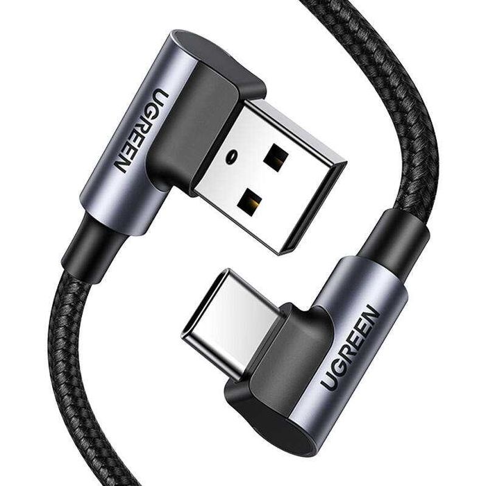 2x Ugreen Kątowy Kabel Przewód Usb - Usb Typ C Quick Charge 3.0 Qc3.0