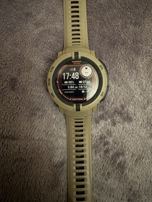 Годинник Garmin Instinct 2 Solar Tactical Coyote Tan