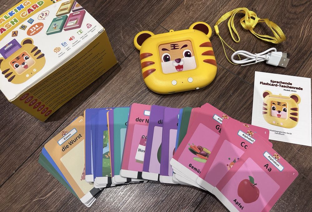 Czytnik kart do nauki niemieckiego nowy
