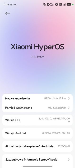 Redmi Note 15 Pro 4G – Stan Idealny, Kompletny Zestaw + Etui