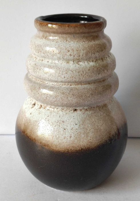Stary wazon ceramiczny Scheurich Vienna Mid Century Design Fat Lava