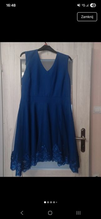 Chabrowa sukienka