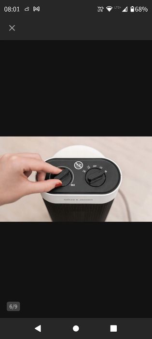 Automatyczne nagrzewnica z termostatem