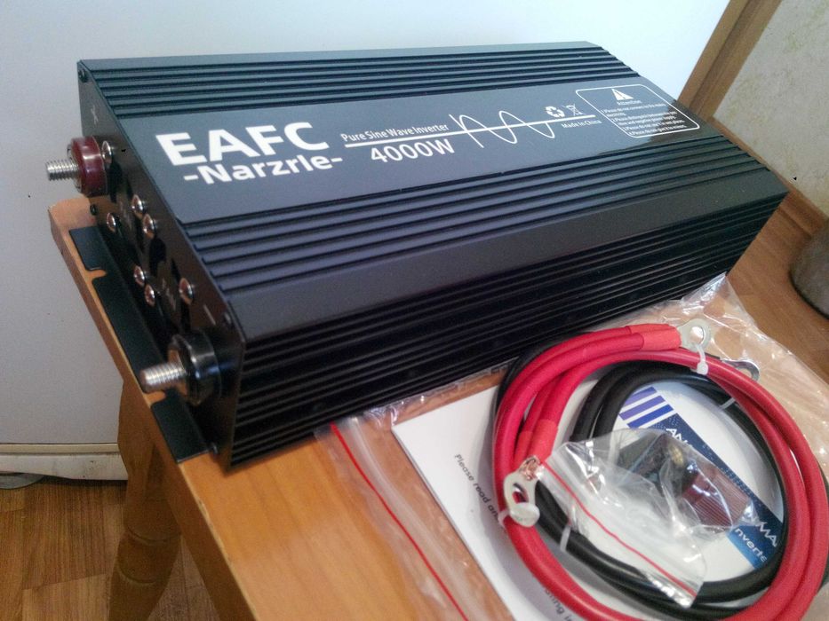 Інвертор перетворювач напруги 12V-220V 4000W чистий синус "EAFC".