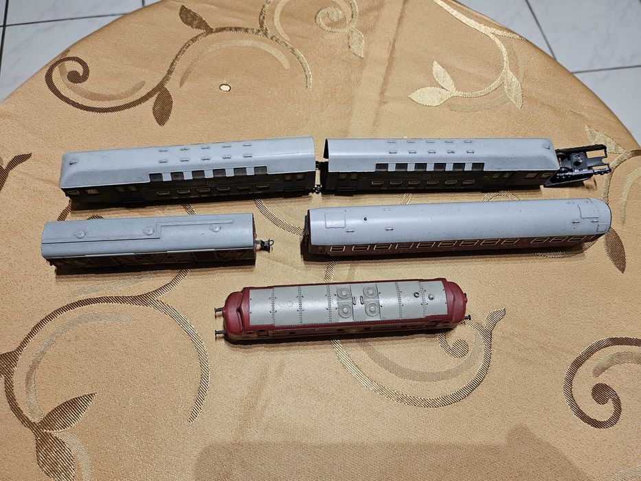 Lokomotywa Nohaba Kolejka TT BTTB Zestaw Wagon Wagony Tory