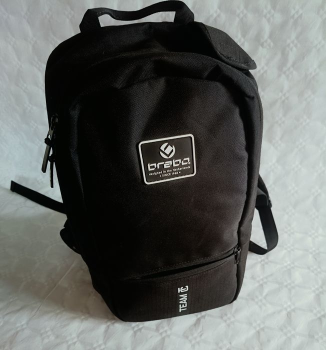 Plecak Brabo Team TC JR czarno-biały, unisex