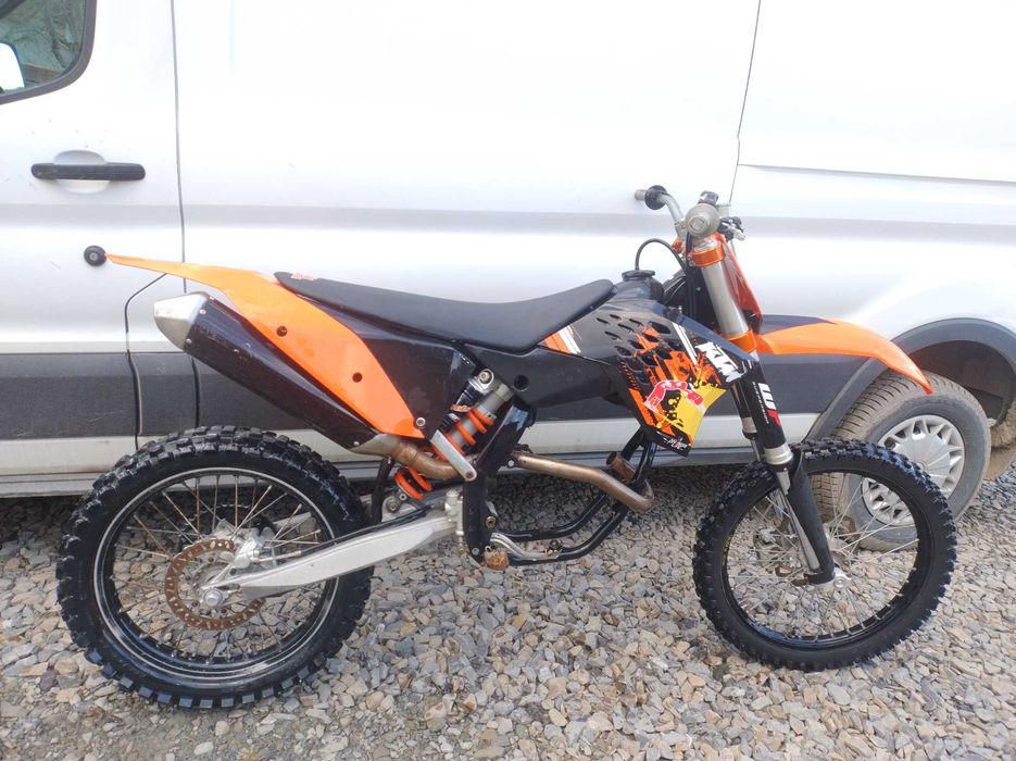 KTM sxf 250 rama części koło zawieszenie plastiki