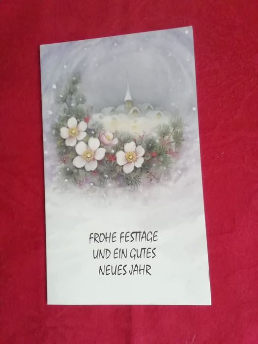 Postal de Natal, alemão