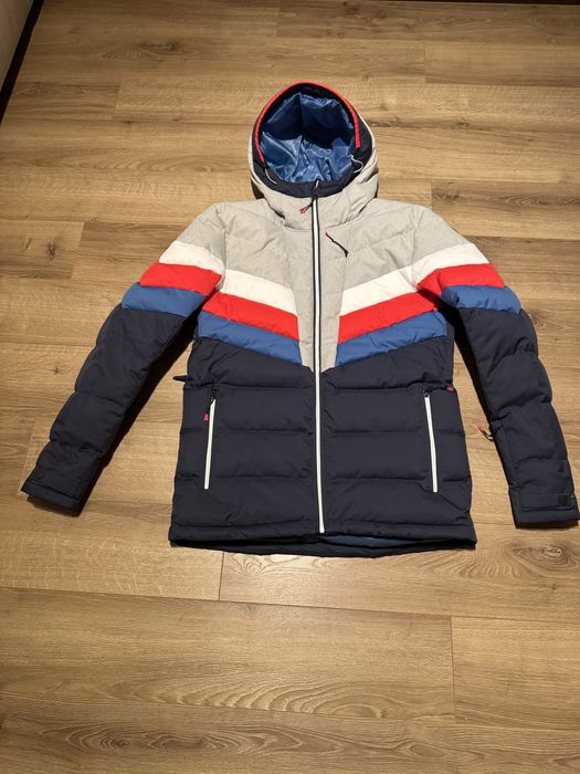 ALPINE PRO Kurtka męska narciarska puchowa 10000 Feedr granatowy r.M
