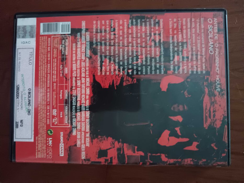 filme dvd original - o siciliano