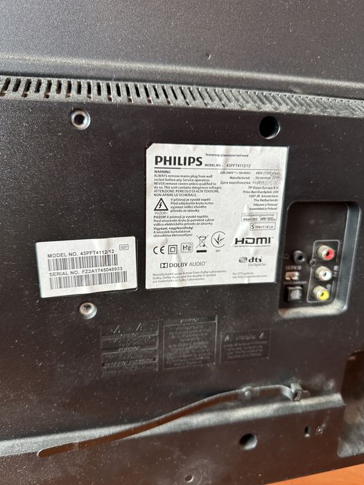 Telewizor philips 43”