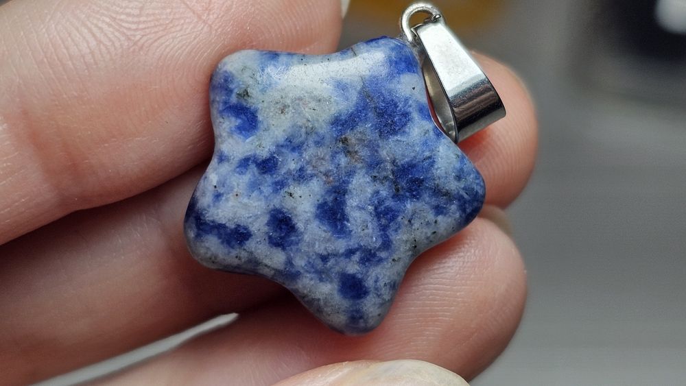 Zawieszka Sodalit Naturalny – Gwiazdka