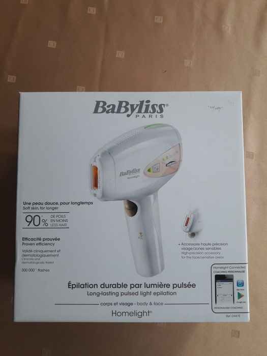Depilator laserowy IPL Babyliss G947E ,NOWY , Super cena !!!