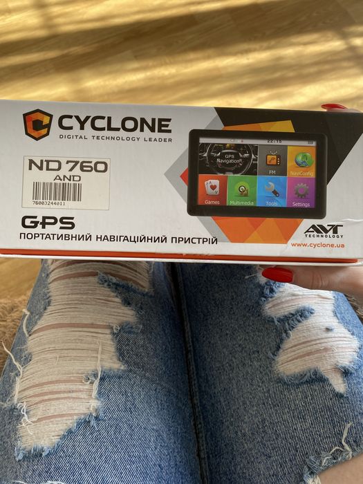 GPS-навігатор Cyclone ND 760 AND новий