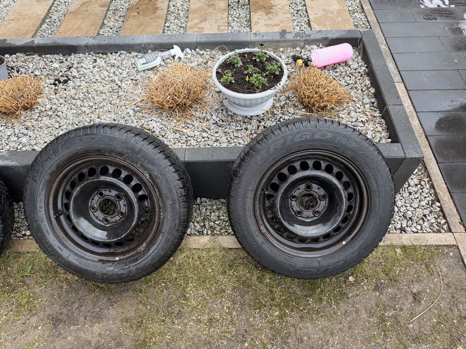 Felgi stalowe 15 5x112 z oponami