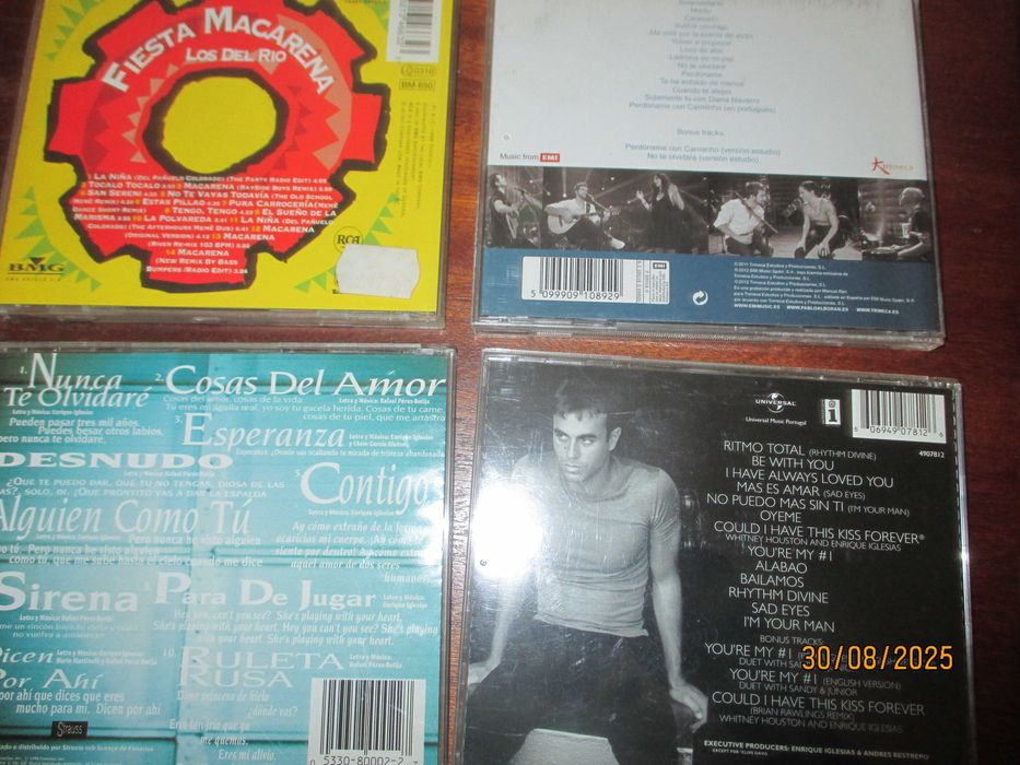 4 cd's - E. Iglesias, P. Alboran e Los del Rio