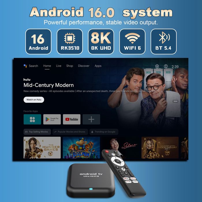 Смарт приставка, тв бокс Q18 ATV 8К UHD  ,4/ 32. 26го року