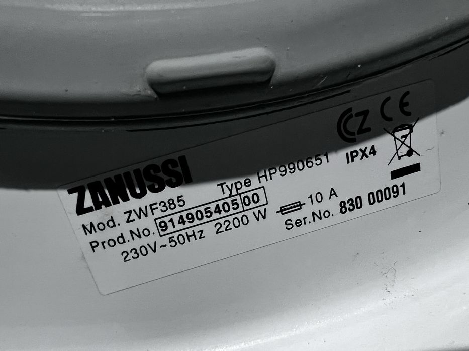 Большая 6 кг стиральная машина ZANUSSI Италия. Доставка бесплатно