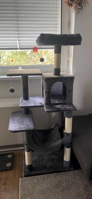Drapak dla kota duży wysoki drapak NOWY dla kota domek legowisko NOWY