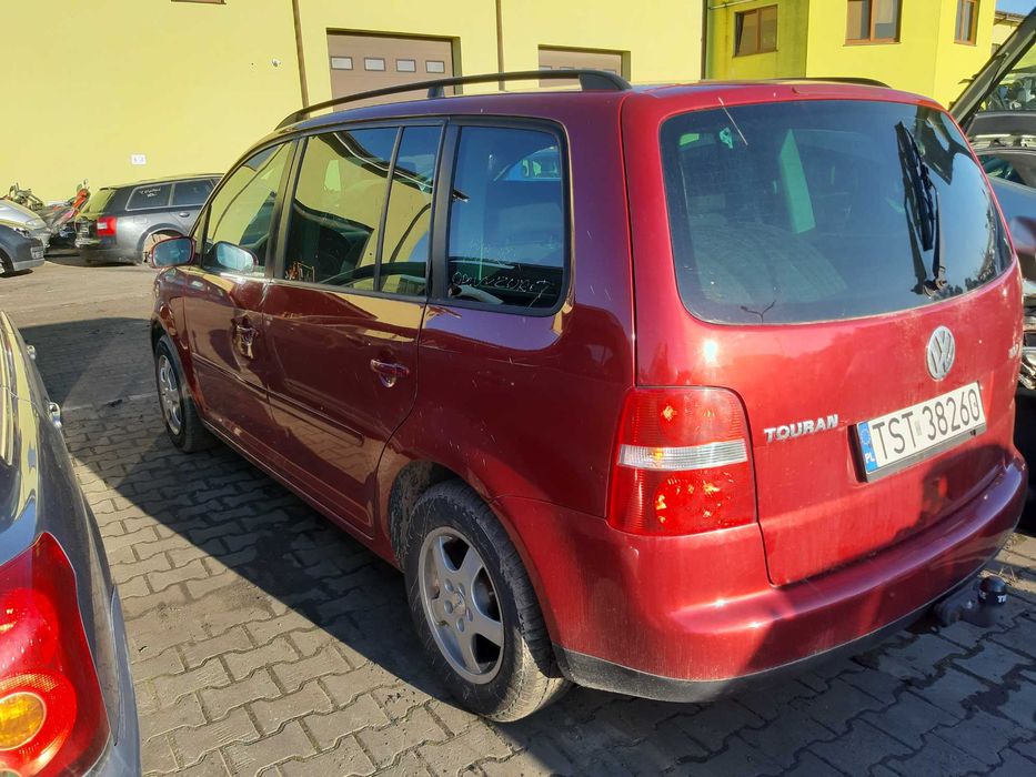 VW TOURAN I LA3W klapa maska błotnik lampa drzwi zderzak części