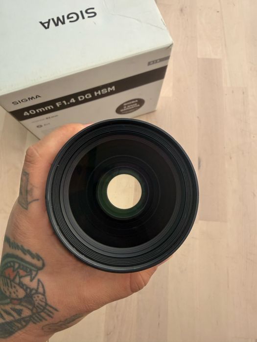 Sigma art 40mm 1.4 para canon