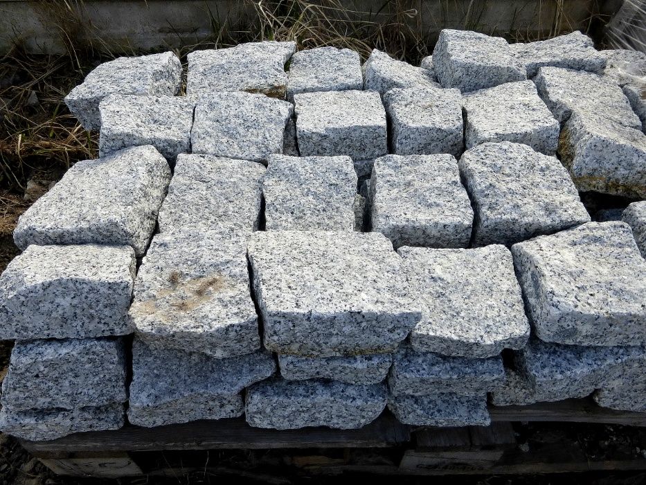 Kostka Granitowa Brukowa Granit Grys Ogrodowy Palisada